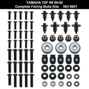 Yamaha YZF R6 Complete Fairing Bolts Kit 1999-2002