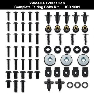 Yamaha FZ6R Complete Fairing Bolts Kit 2010-2016