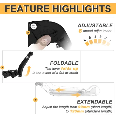 Kawasaki Ninja 250R Clutch Brake Lever 2008-2012